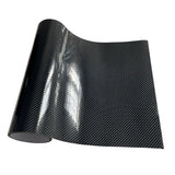 3D Carbon Fiber Vinyl Wrap Film Glossy Black