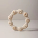 Cute Baby silicone ring teether Baby oral care