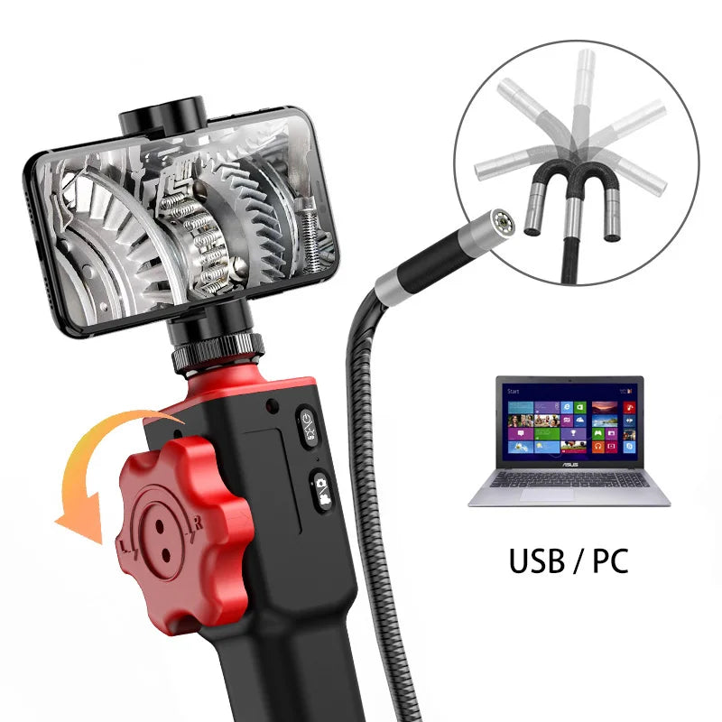 5.5MM/8.5MM 2.0MP 180 Degree Steering Industrial Borescope Endoscope