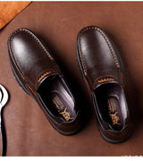 Genuine Leather Shoes Men Loafers Soft Cow Leather