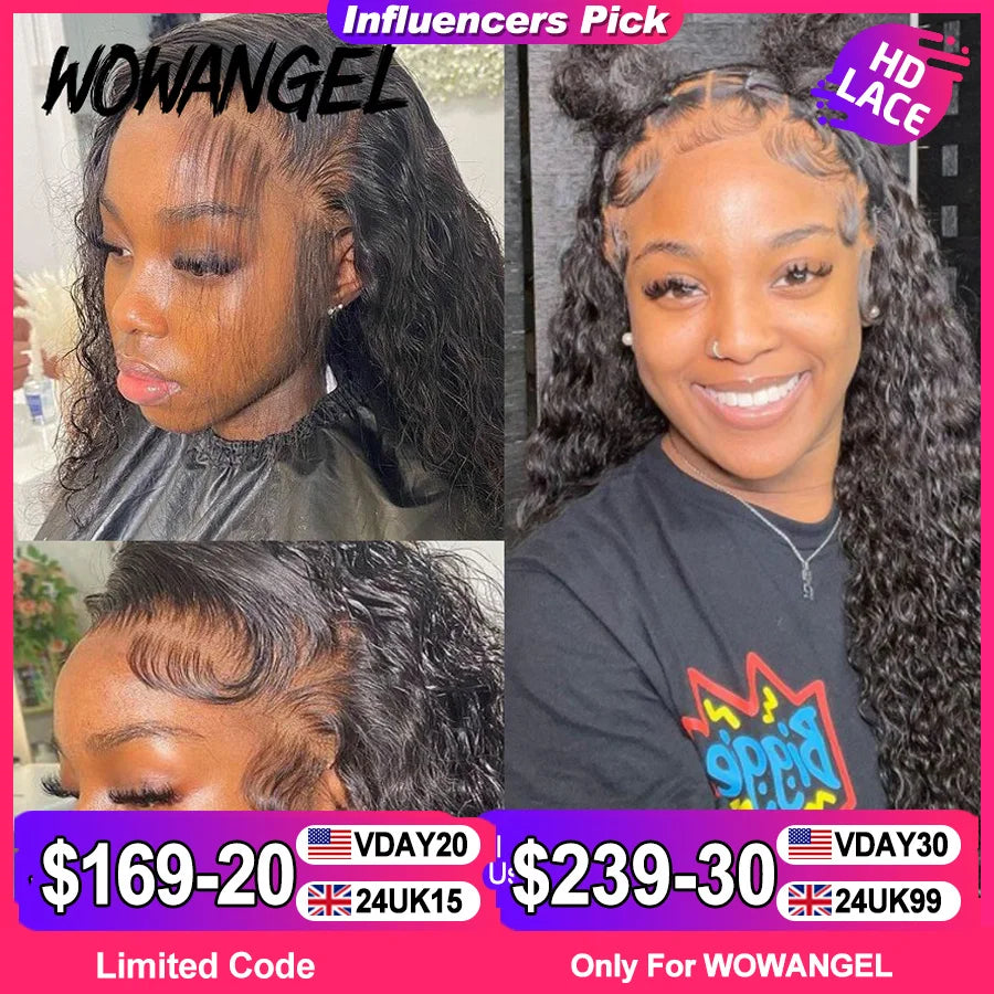 Wow Angel HD Lace Frontal Wigs 250% 13X6