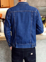 Autumn New High-end Brand Male Fashion Boutique Blue