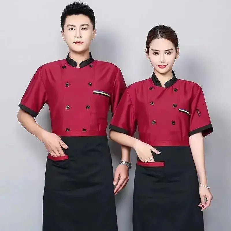 Long Sleeve Chefs Work Clothes Restaurant Hotel Work