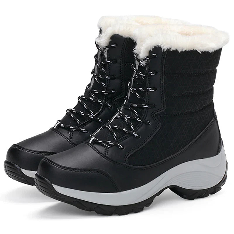 Women Boots Lightweight Ankle Boots Platform Shoes