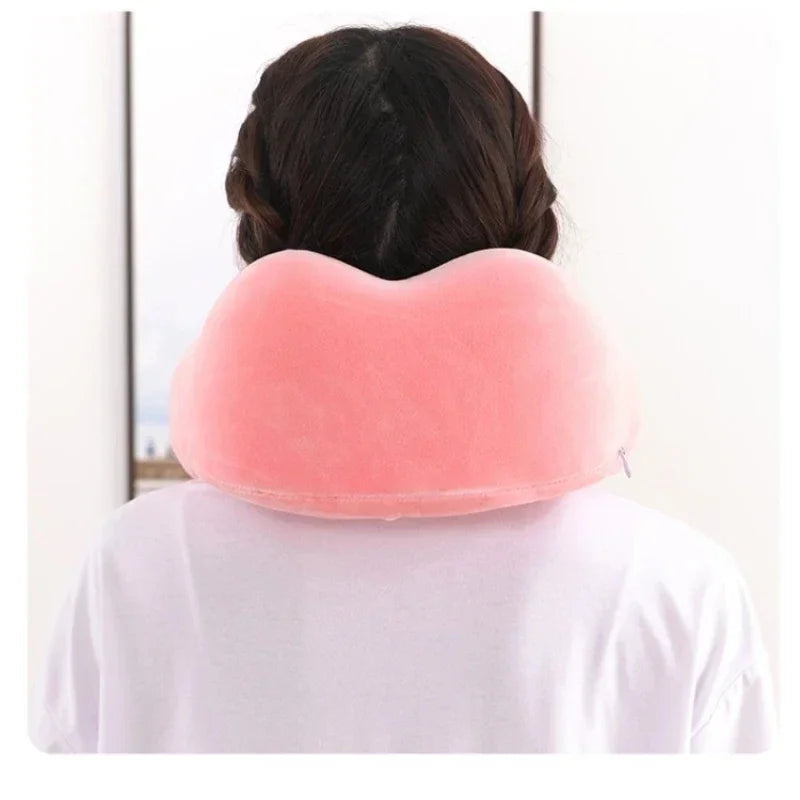 Memory Foam U-shaped Neck Pillow Soft Travel Pillow
