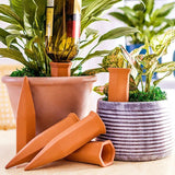 4PCS Automatic Plant Dripper Terracotta Seepage Device Drip