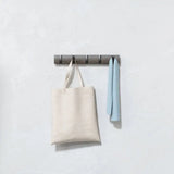 Stylish Gray 5 Hooks Flip Wall Mounted Coat