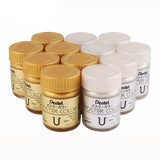 30ml Bottled Gold and Silver Ink Pigment Art