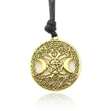 Movie Supernatural Dean Leather Rope Coppery Pendant Necklace