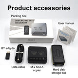 USB 3.1 M.2 SATA Dual-Bay NGFF SSD Enclosure