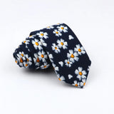 Mens Ties 6cm Classic Cotton Handmade Skinny Neck