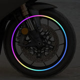 Motorcycle Sticker Laser Wheel Hub Rim Decal Car