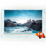 Fish Tank Aquarium Background 3D Mountains River Stars