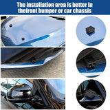 4Pcs Car Ultrasonic Physical Sirens Warning Whistle Device