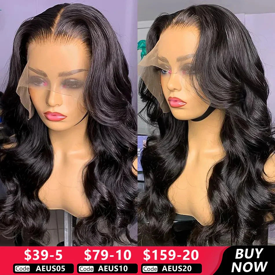 30 32 Inch Body Wave Lace Front Wig