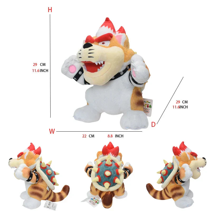 9 Styles Mario Plush Toys Princess Peach Fury