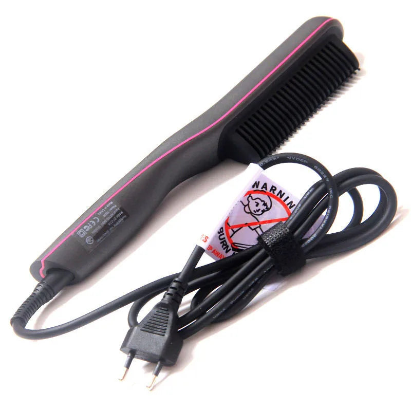 Hair Straightening Comb Anti-Scald Smooth Frizzy Hair Fast