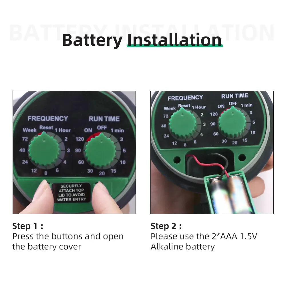 Garden Ball Valve Automatic Electronic Watering Timer Home