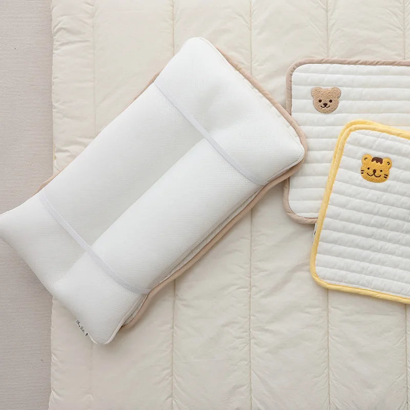 Cartoon Pillowcase Baby Breathable Cotton Pillow Dustproof Case