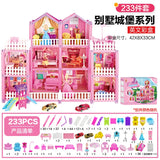 Kids Toy Simulation Doll House Villa Set Pretend