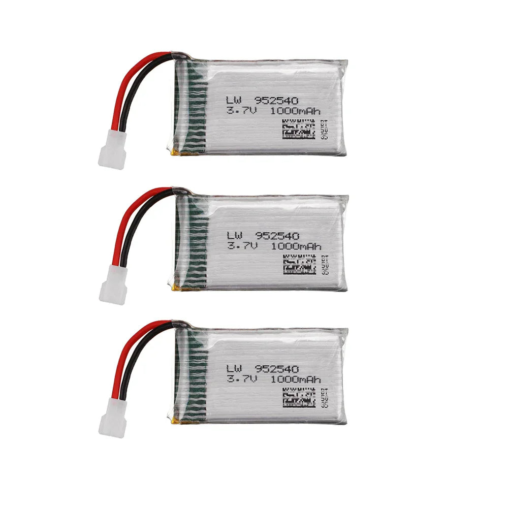 Upgraded 3.7V 1000mAh 25C Lipo Battery 952540 For