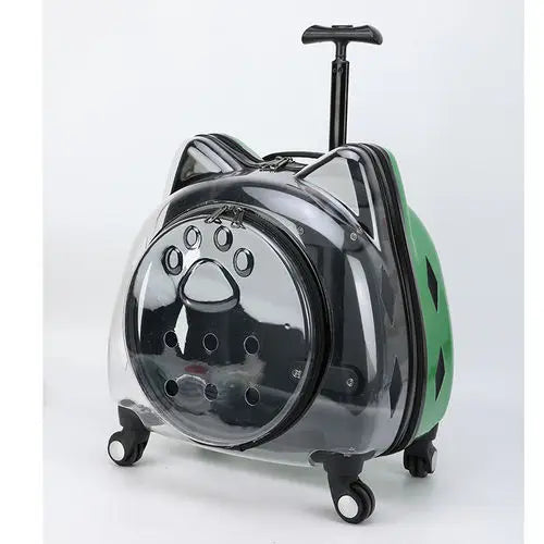 Cute Handbags Wheels Cats Carriers Animal Kitten Carrier