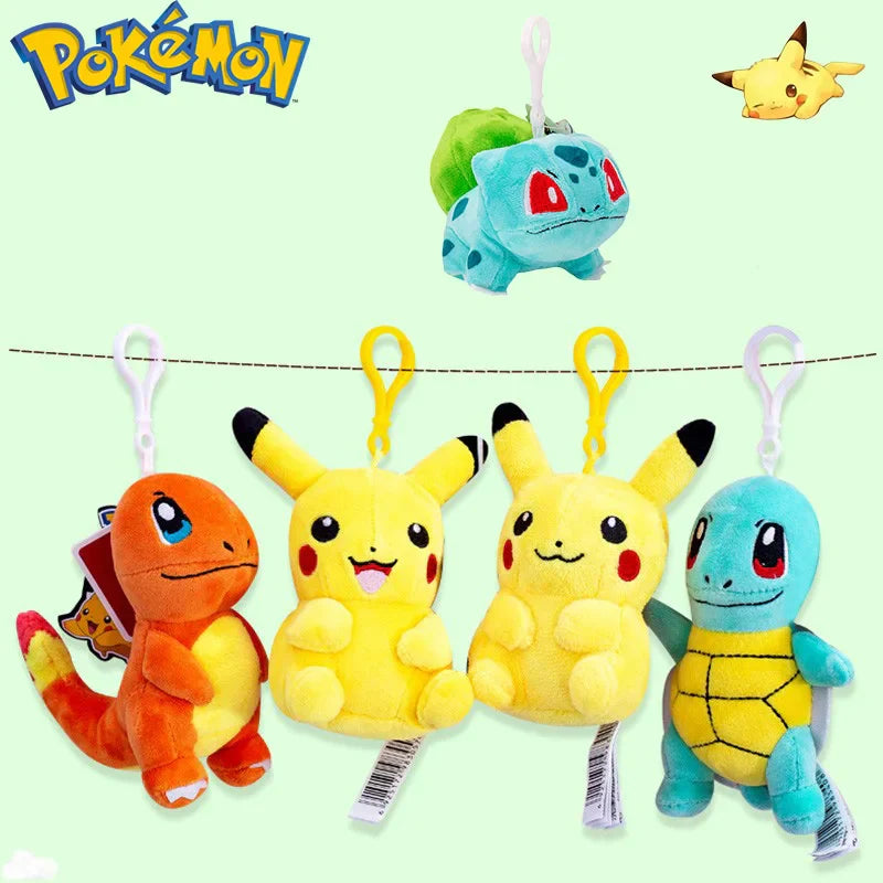 Pokemon Plush Keychain Action Figure Pikachu Key Chain