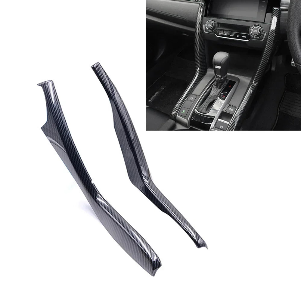 Carbon Fiber Car Gear Panel Trim Shift Panel