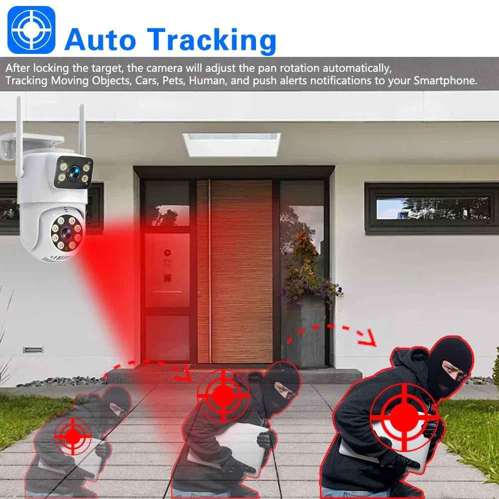 4K 8MP WIFI Cameras Wireless NVR Kit Outdoor
