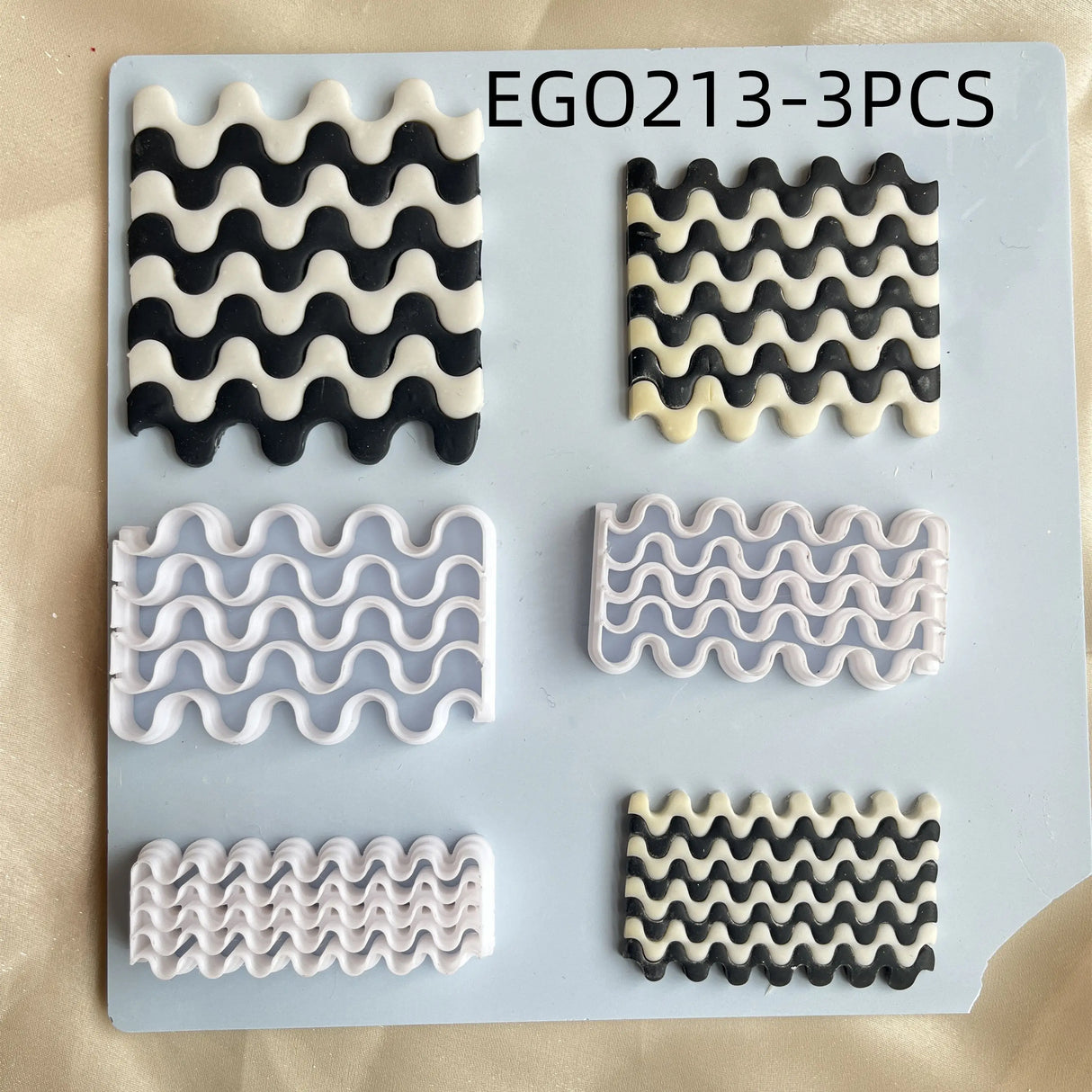Checkerboard Polymer Clay Molds Clay Strip Cutter DIY