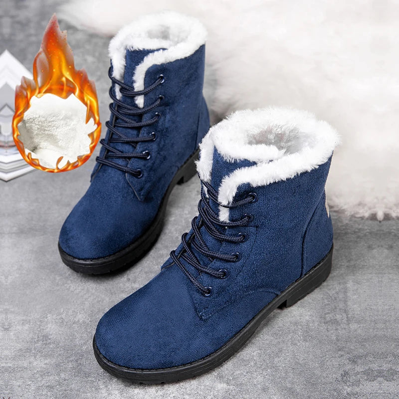 Snow Women Boots Flat Boots For Women Platform
