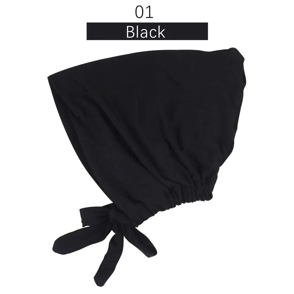 Inner Tie Back Hijab Cap Modal Turban Hat