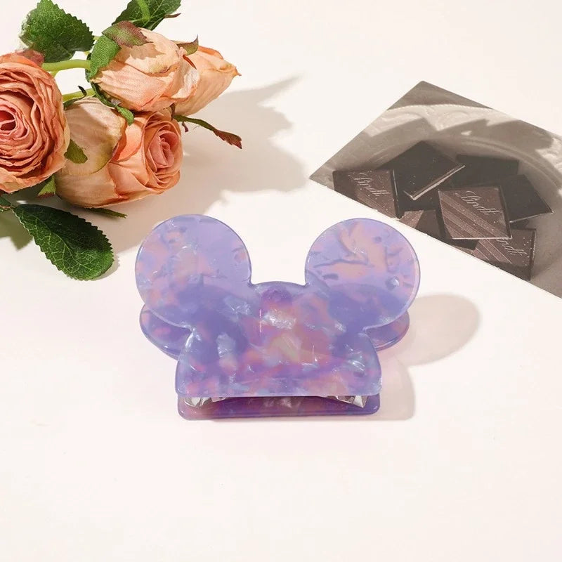 Cartoon Mickey Acetate Hair Claw for Women Girls