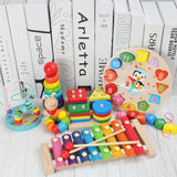 Montessori Wooden Toys Baby Educational Toy Childhood Learning