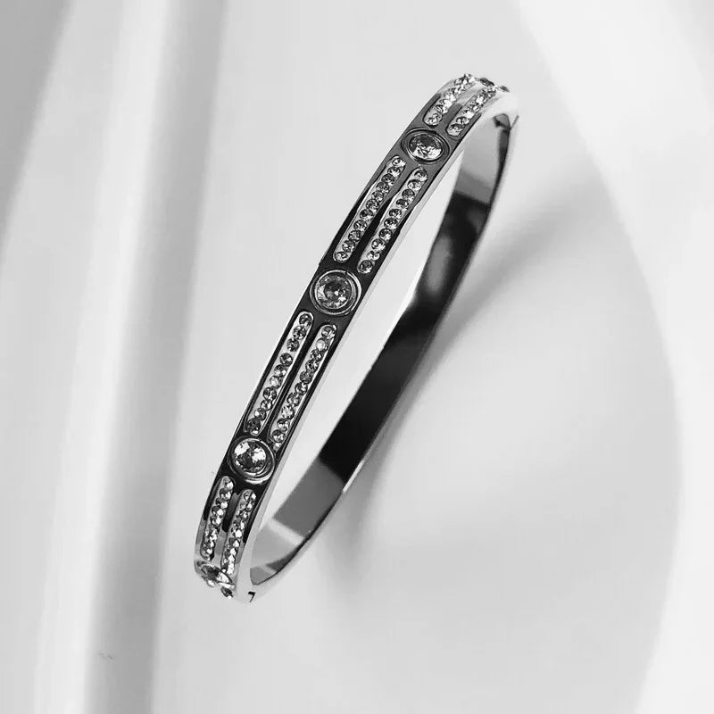 New Design Zircon inlaid Bracelets & Bangles For