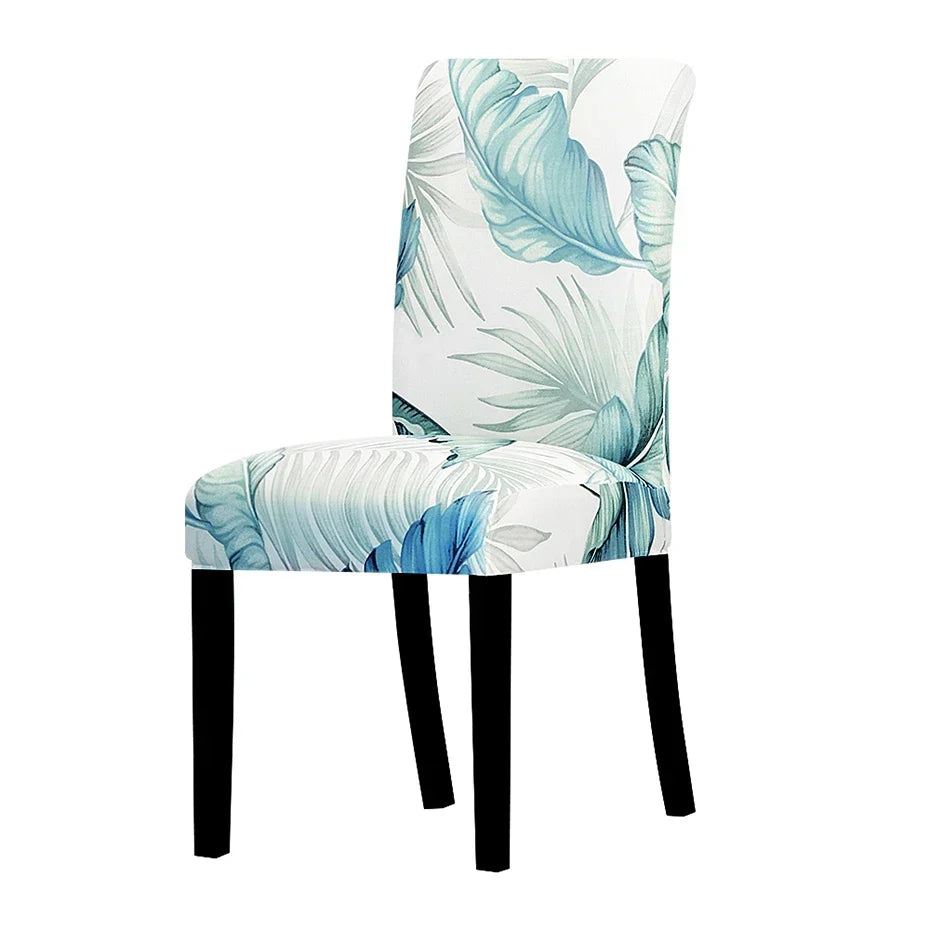 Printed Chair Cover Elastic Seat Chair Covers Removable