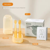 Beipisi Baby Oral Cleaner Gauze Finger Covers Toothbrush