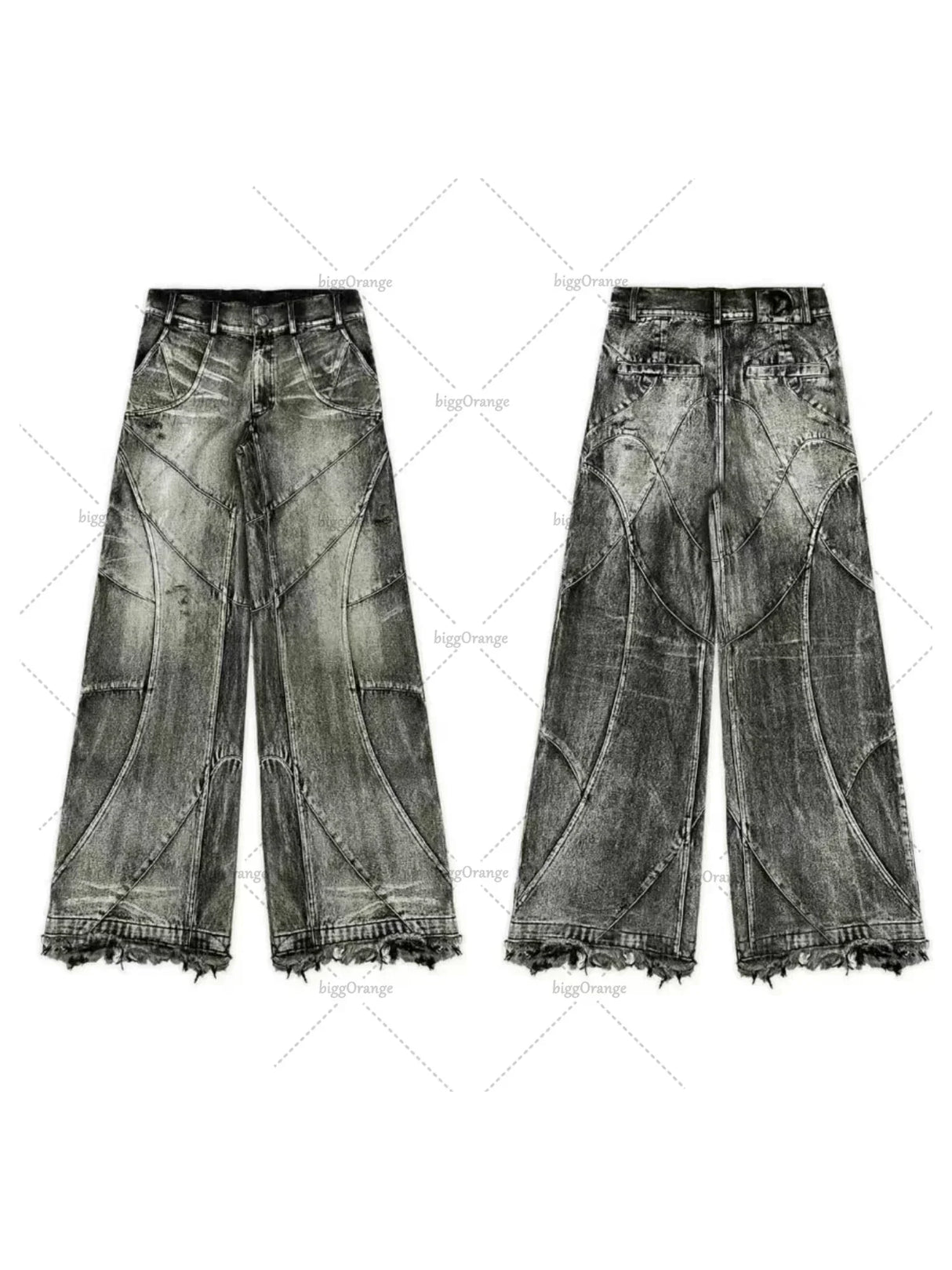 Y2K Punk Hip Hop Jeans Men Women 2023