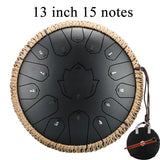 Hluru Glucophone Steel Tongue Drum 14 Inch 15