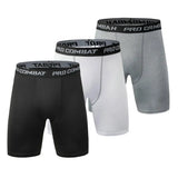 New Male Fitness Quick-Drying Tight Shorts Elastic Compression