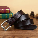 Mens belts Top Cowhide Full Match Casual Jeans