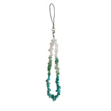 Natural Stone Mobile Phone Lanyard Handwoven Beads Mobile