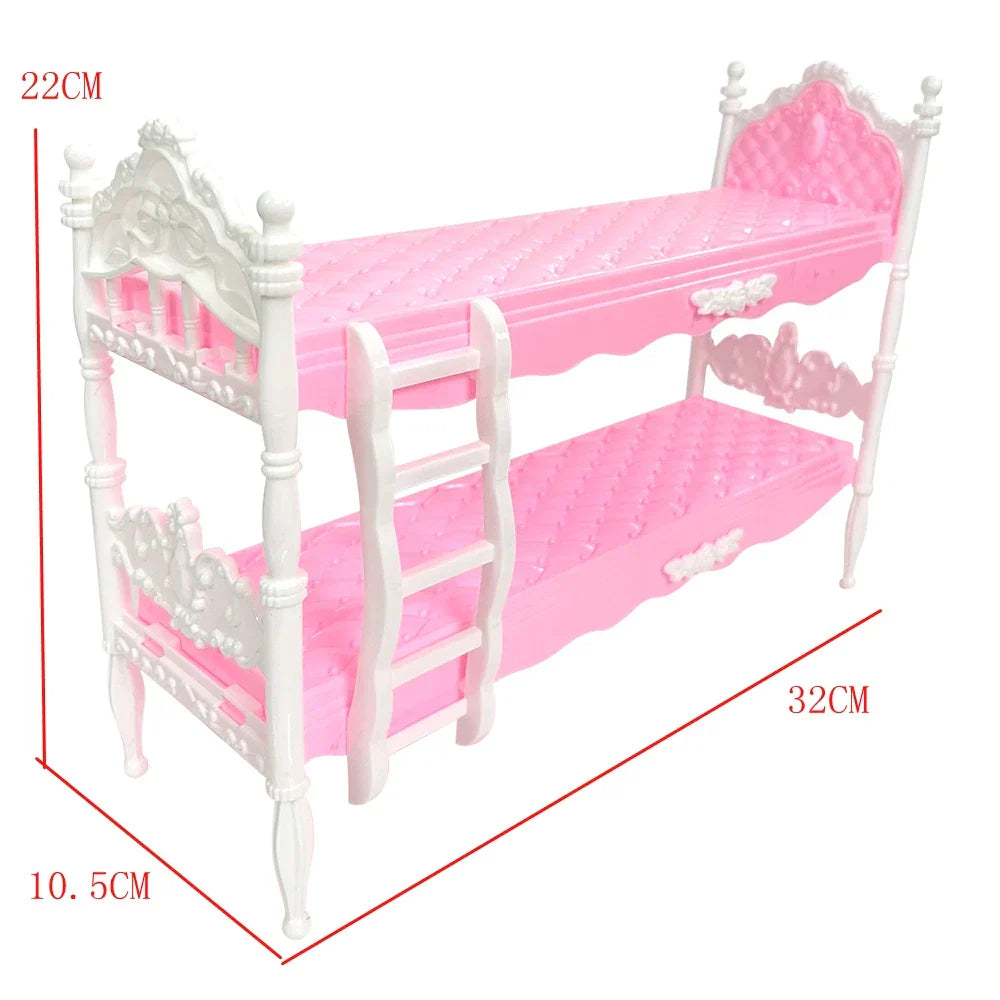 NK Official 1 Pcs Pink Bunk Bed Princess