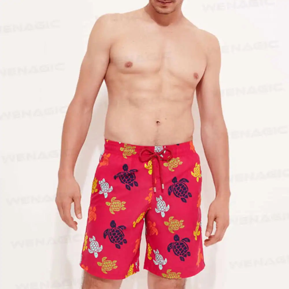 New Summer Men Swimwear Swim Trunks Beach Board