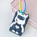 New Luggage Tag Suitcase Identifier Silicone Label Baggage