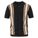 Men's Summer Short Sleeve Polo Shirts Knitted Business