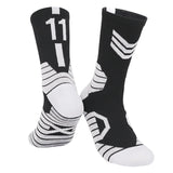 5 Pairs Men's Athletic Crew Socks Performance
