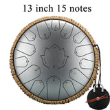 Hluru Glucophone Steel Tongue Drum 14 Inch 15