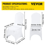 VEVOR 50 100Pcs Wedding Chair Covers Spandex Stretch