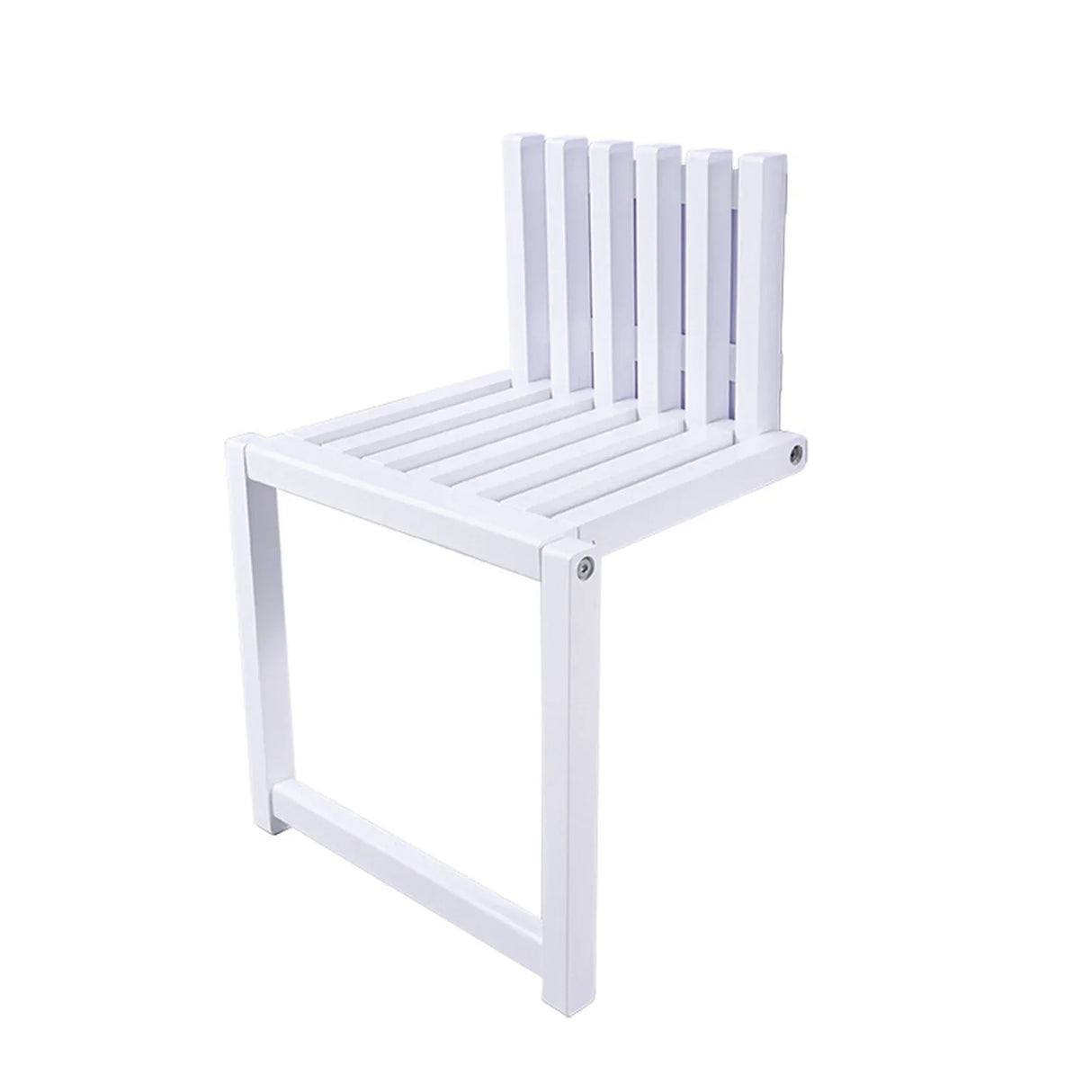 Wall Mounted Folding Chair Solid Wood Porch Chair